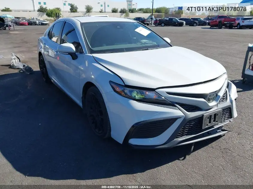 4T1G11AK3PU178078 2023 Toyota Camry Se