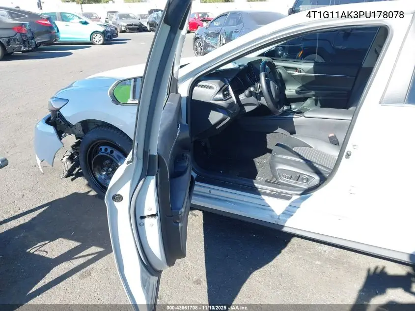 4T1G11AK3PU178078 2023 Toyota Camry Se