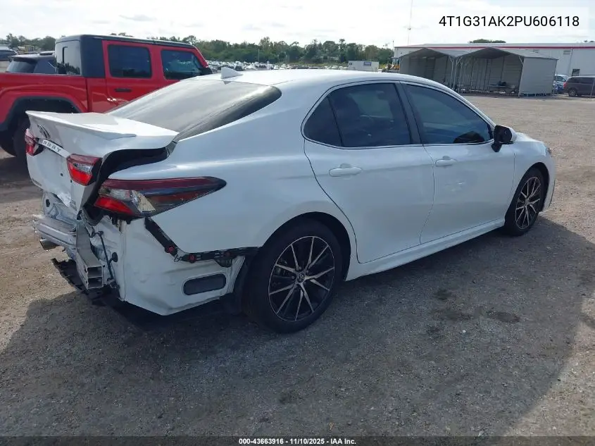 4T1G31AK2PU606118 2023 Toyota Camry Se Hybrid