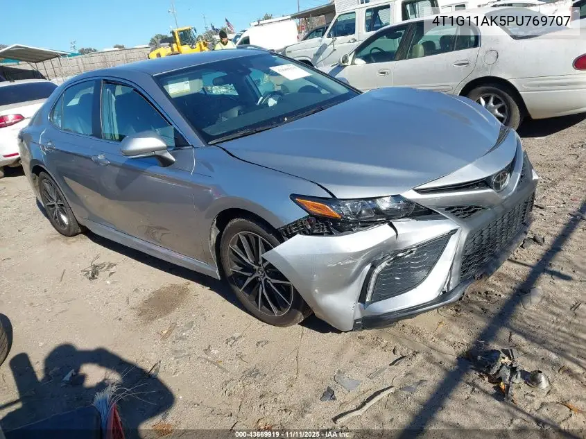 4T1G11AK5PU769707 2023 Toyota Camry Se