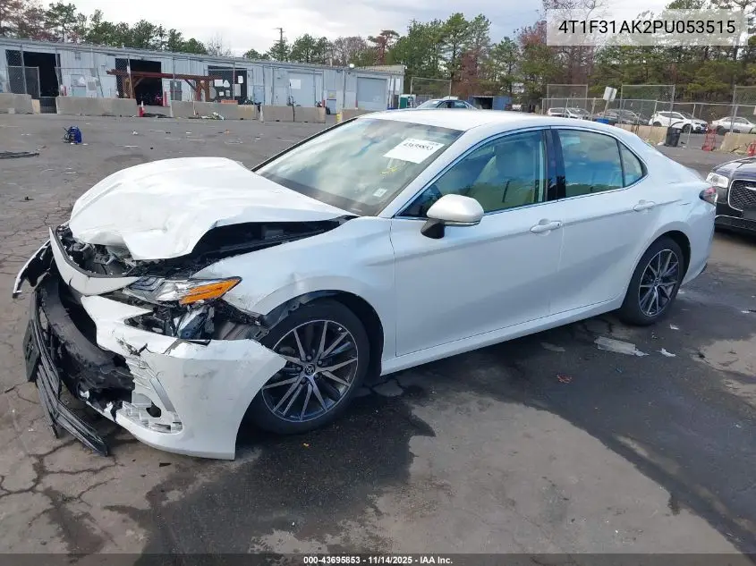4T1F31AK2PU053515 2023 Toyota Camry Xle Hybrid