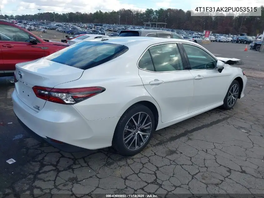 4T1F31AK2PU053515 2023 Toyota Camry Xle Hybrid
