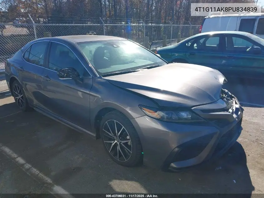 4T1G11AK8PU834839 2023 Toyota Camry Se