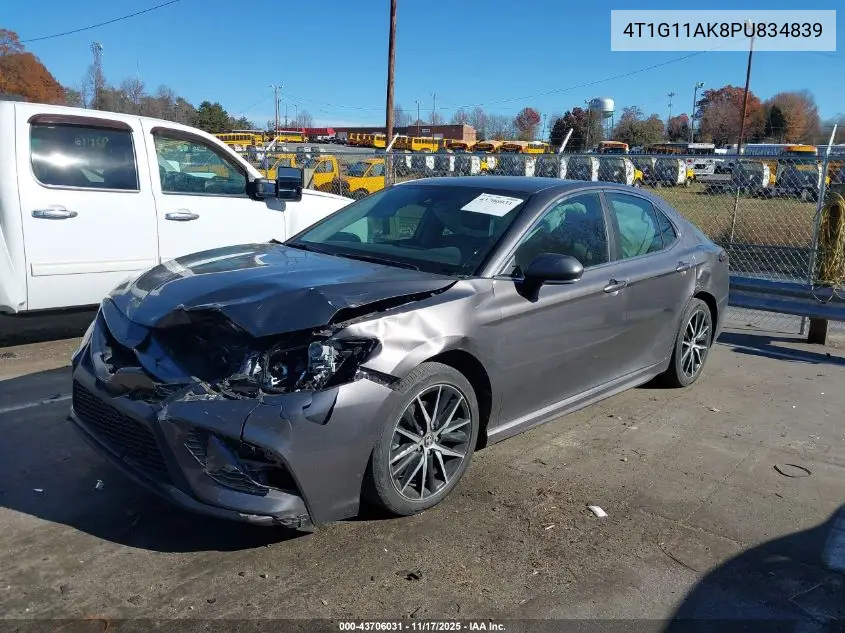 4T1G11AK8PU834839 2023 Toyota Camry Se