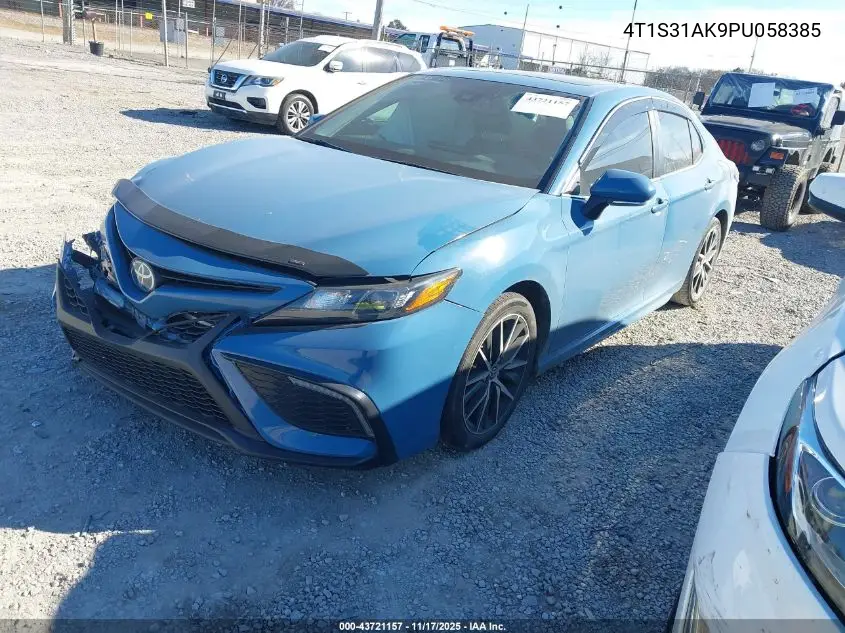 4T1S31AK9PU058385 2023 Toyota Camry Se Hybrid