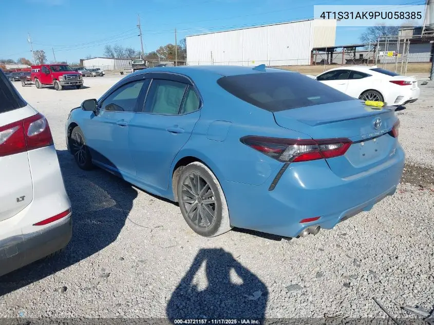 4T1S31AK9PU058385 2023 Toyota Camry Se Hybrid