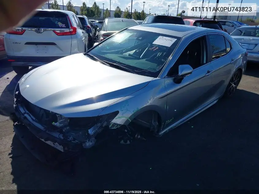4T1T11AK0PU743823 2023 Toyota Camry Se
