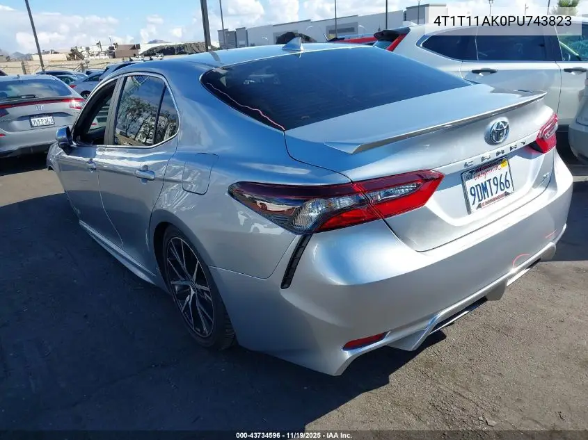 4T1T11AK0PU743823 2023 Toyota Camry Se