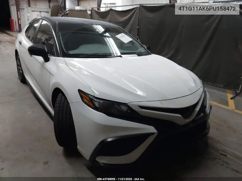 4T1G11AK6PU158472 2023 Toyota Camry Se