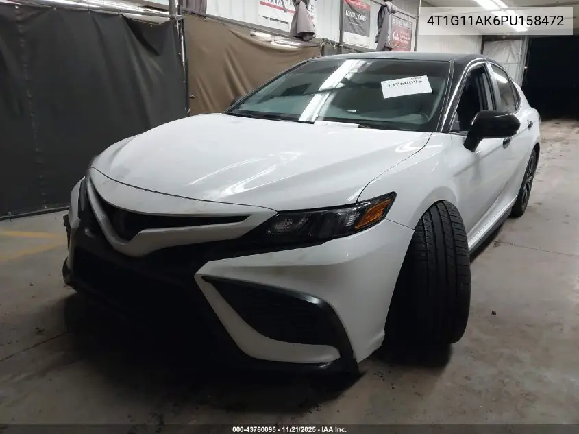 4T1G11AK6PU158472 2023 Toyota Camry Se