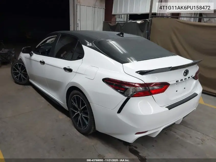 4T1G11AK6PU158472 2023 Toyota Camry Se