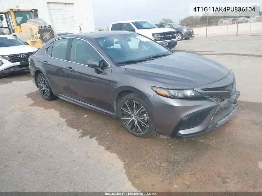 4T1G11AK4PU836104 2023 Toyota Camry Se