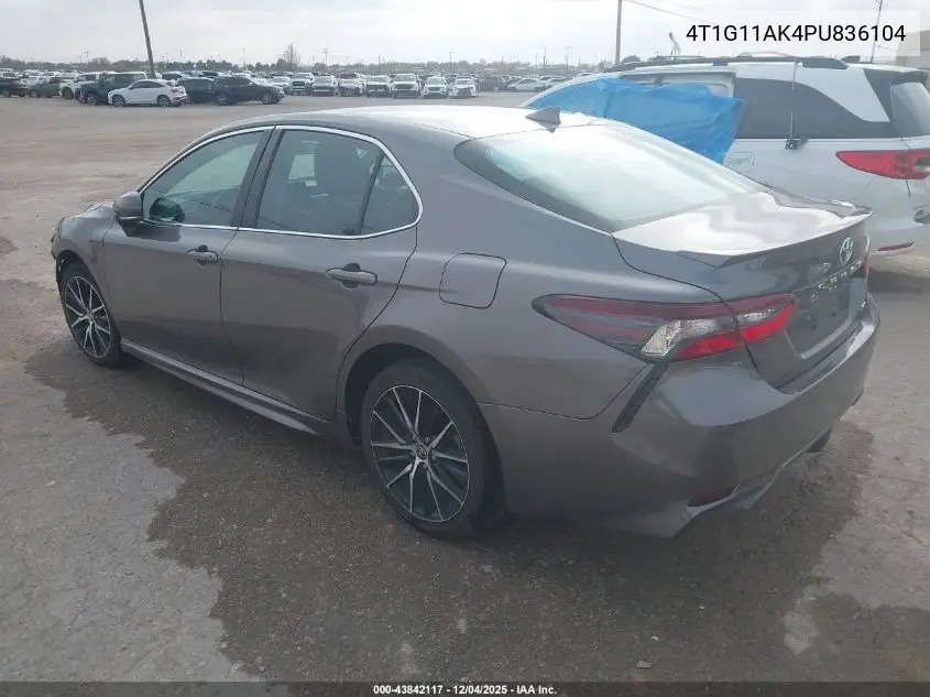 4T1G11AK4PU836104 2023 Toyota Camry Se