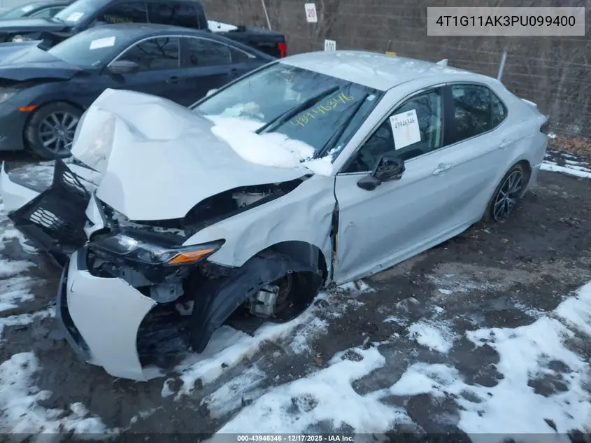4T1G11AK3PU099400 2023 Toyota Camry Se