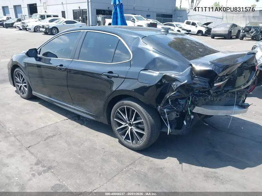 4T1T11AK0PU831576 2023 Toyota Camry Se