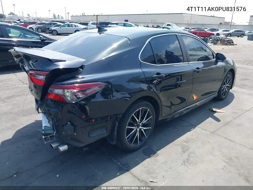 4T1T11AK0PU831576 2023 Toyota Camry Se