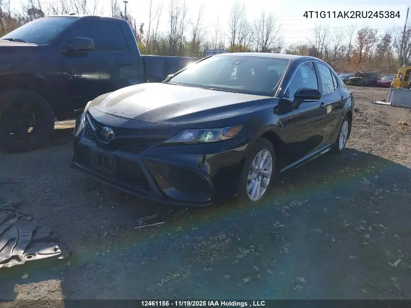 4T1G11AK2RU245384 2024 Toyota Camry Se Night Shade/Se