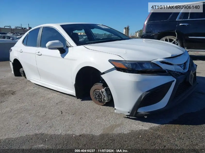 4T1G11AK4RU906140 2024 Toyota Camry Se