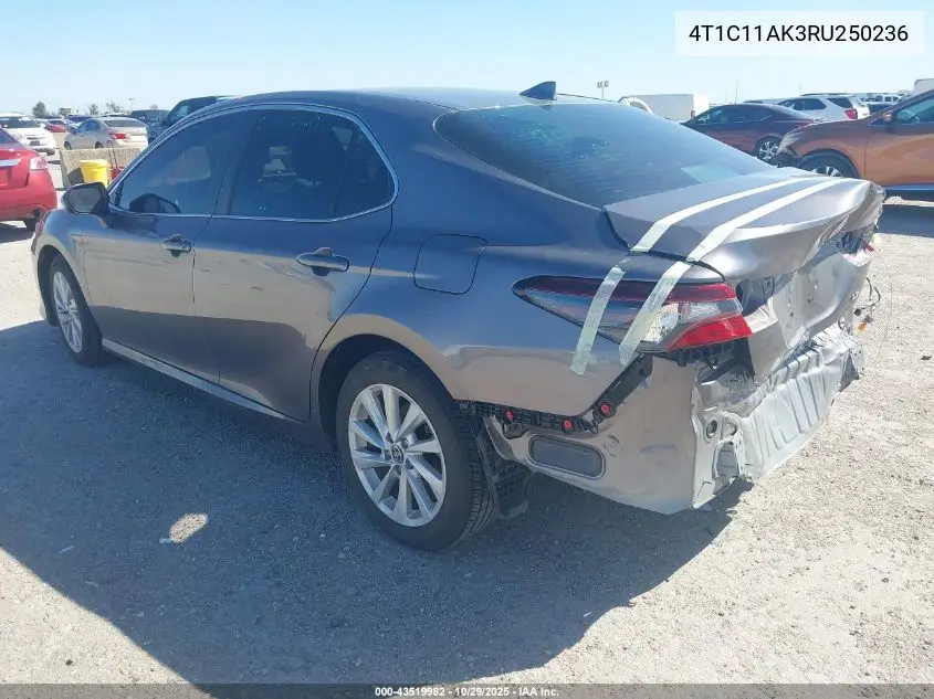 4T1C11AK3RU250236 2024 Toyota Camry Le