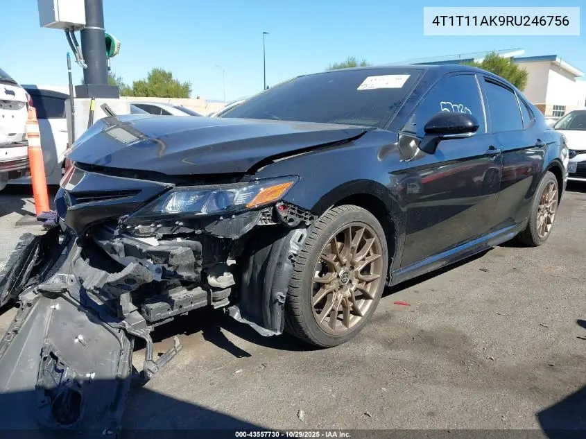 4T1T11AK9RU246756 2024 Toyota Camry Se Nightshade