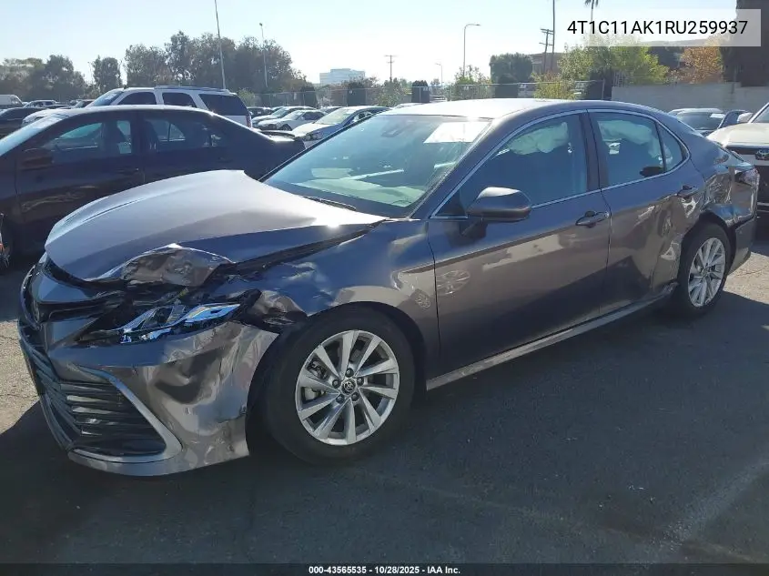 4T1C11AK1RU259937 2024 Toyota Camry Le
