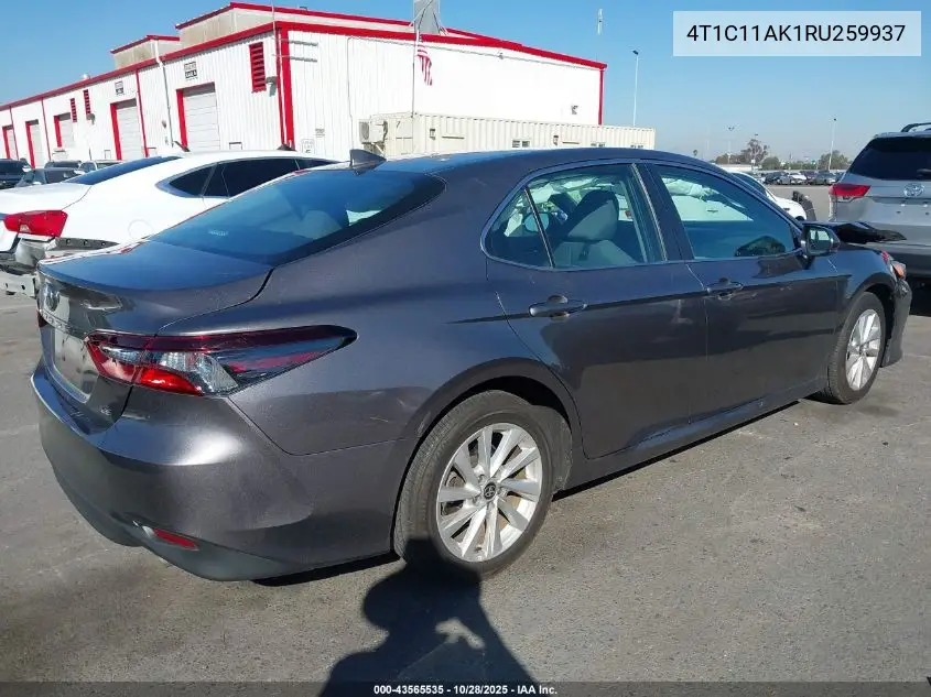 4T1C11AK1RU259937 2024 Toyota Camry Le