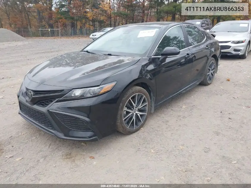 4T1T11AK8RU866353 2024 Toyota Camry Se