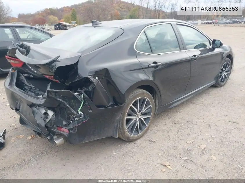 4T1T11AK8RU866353 2024 Toyota Camry Se