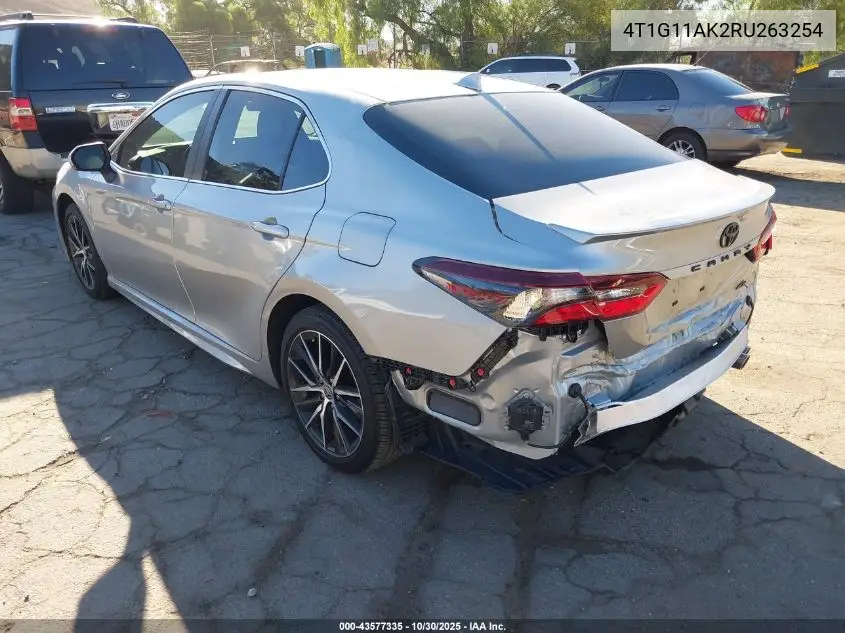 4T1G11AK2RU263254 2024 Toyota Camry Se