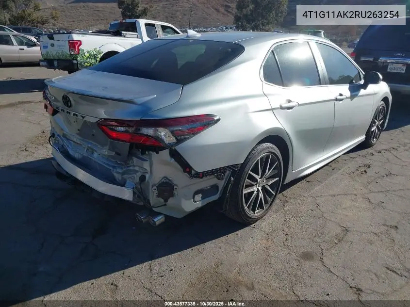 4T1G11AK2RU263254 2024 Toyota Camry Se