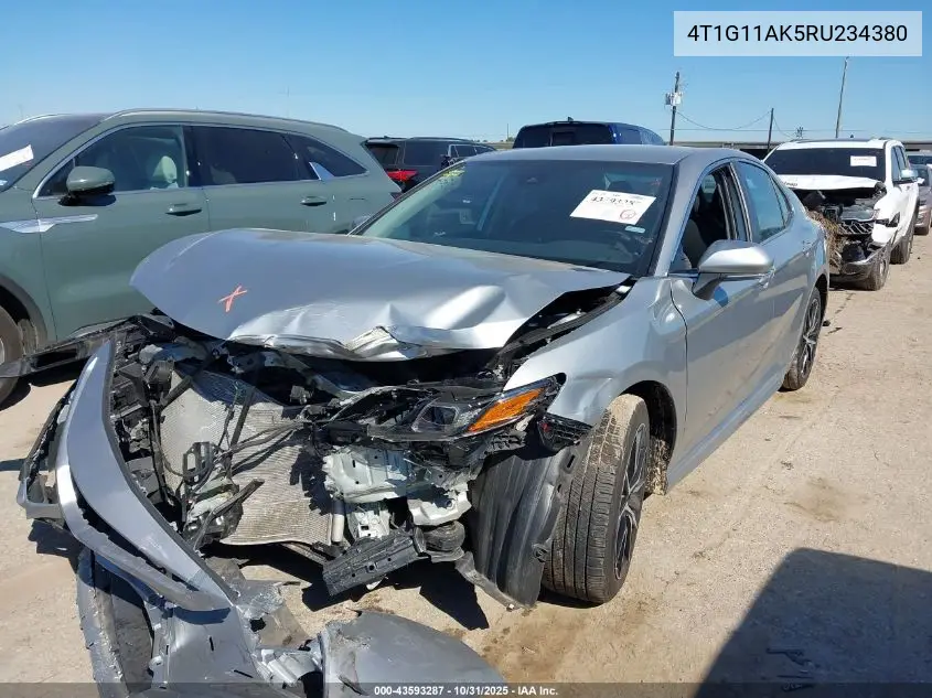 4T1G11AK5RU234380 2024 Toyota Camry Se