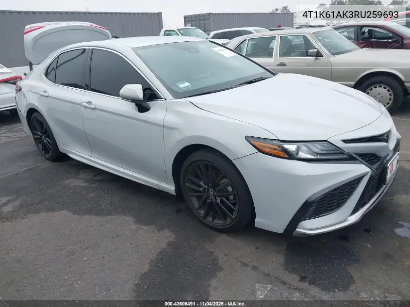 4T1K61AK3RU259693 2024 Toyota Camry Xse