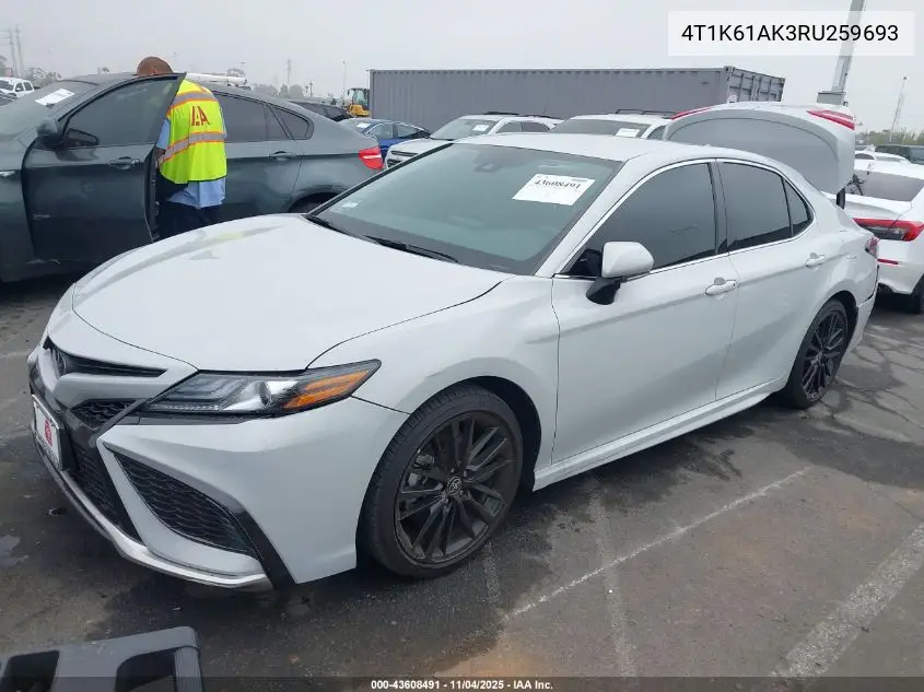 4T1K61AK3RU259693 2024 Toyota Camry Xse