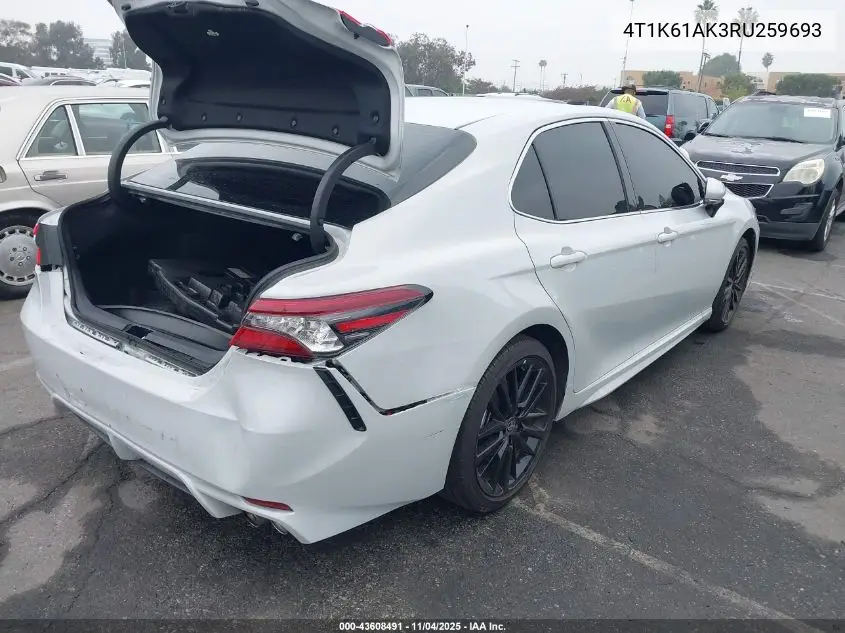 4T1K61AK3RU259693 2024 Toyota Camry Xse