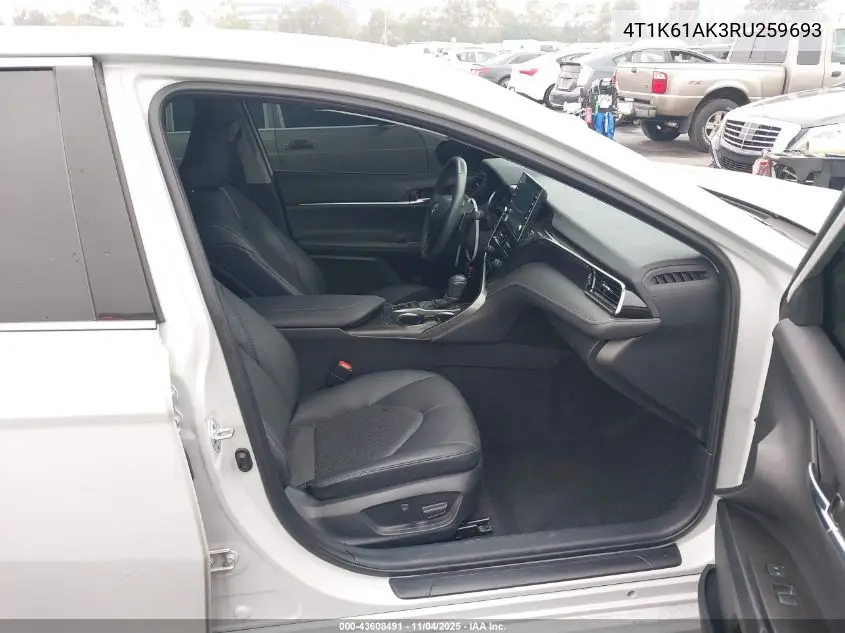 4T1K61AK3RU259693 2024 Toyota Camry Xse