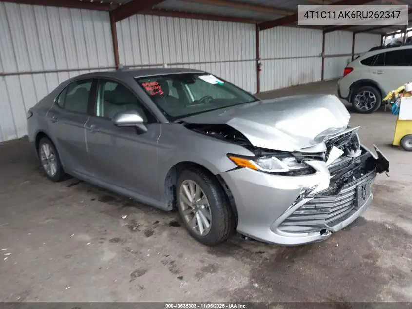 4T1C11AK6RU262347 2024 Toyota Camry Le
