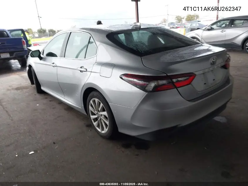 4T1C11AK6RU262347 2024 Toyota Camry Le