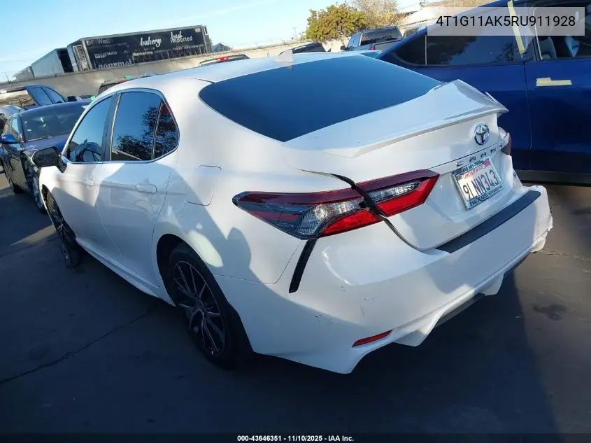 4T1G11AK5RU911928 2024 Toyota Camry Se