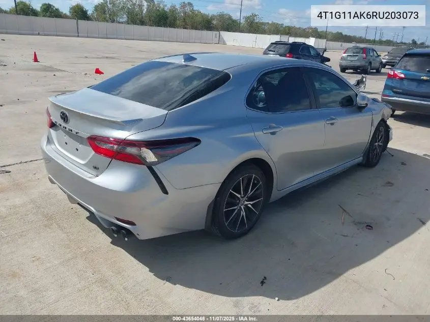 4T1G11AK6RU203073 2024 Toyota Camry Se