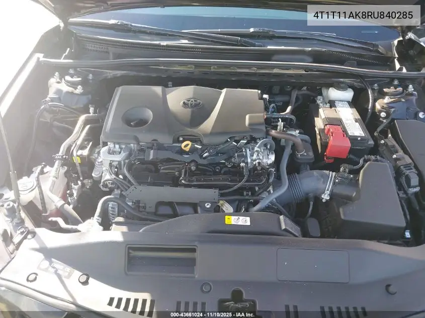 4T1T11AK8RU840285 2024 Toyota Camry Se