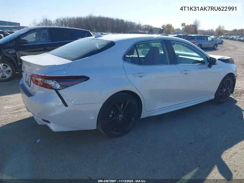 4T1K31AK7RU622991 2024 Toyota Camry Hybrid Xse