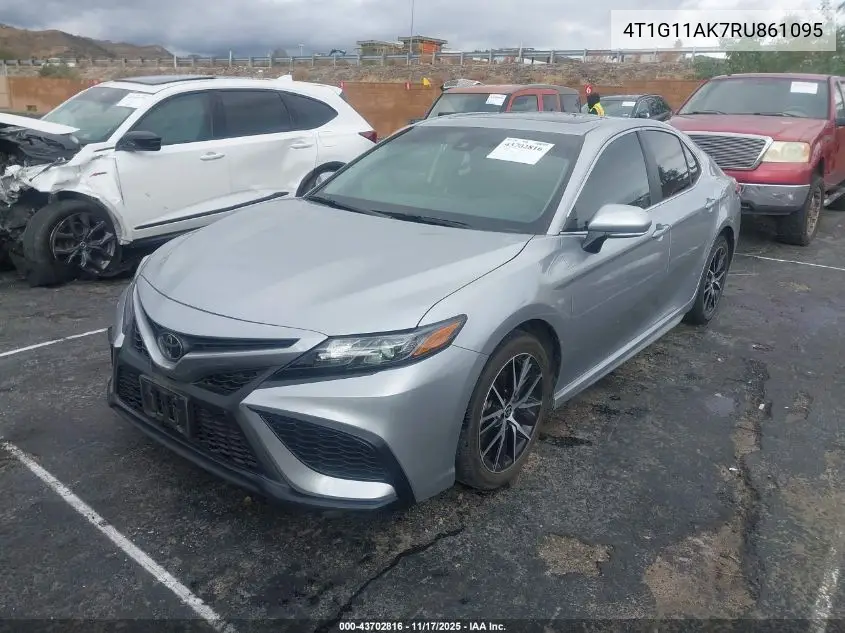 4T1G11AK7RU861095 2024 Toyota Camry Se