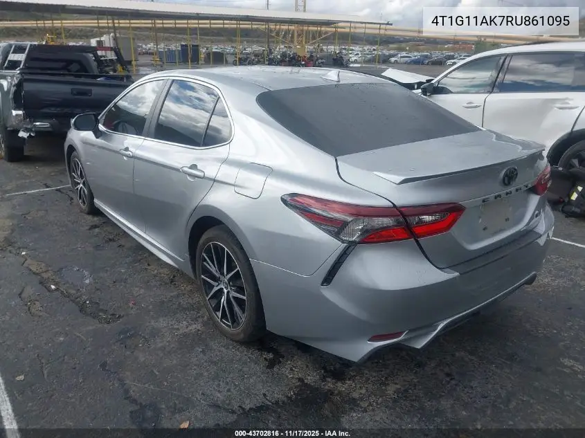 4T1G11AK7RU861095 2024 Toyota Camry Se