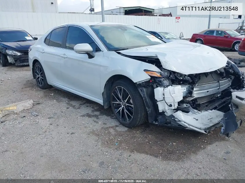 4T1T11AK2RU213548 2024 Toyota Camry Se