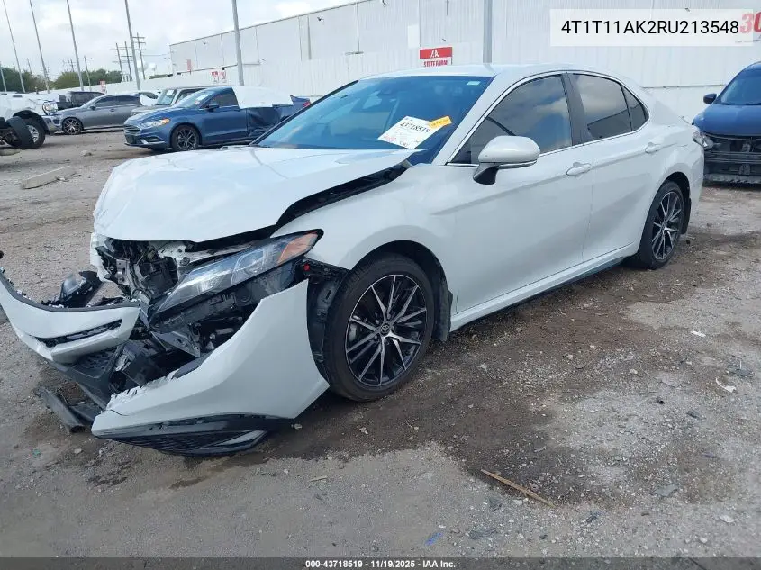 4T1T11AK2RU213548 2024 Toyota Camry Se