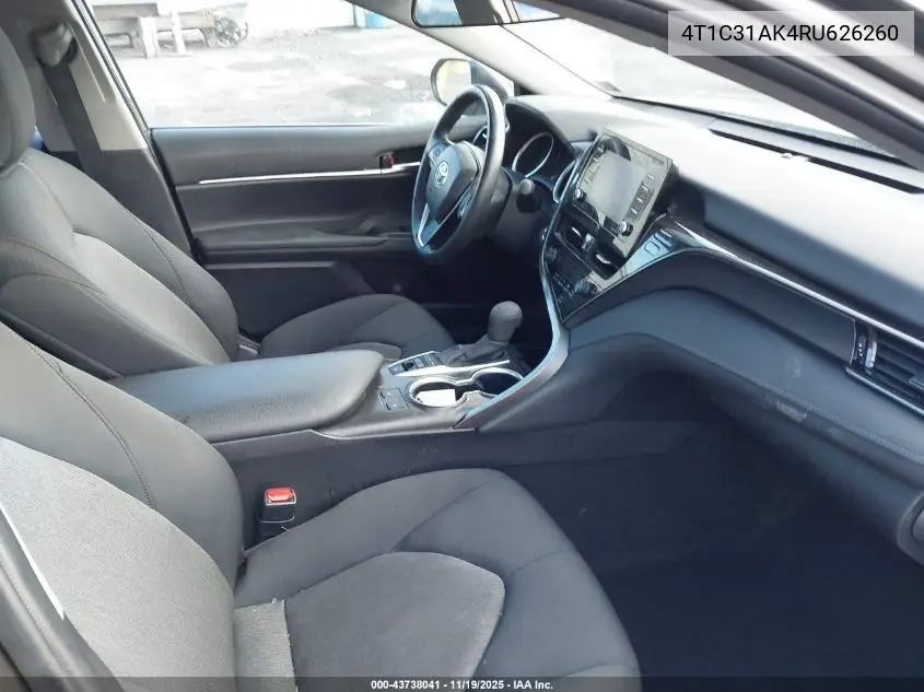 4T1C31AK4RU626260 2024 Toyota Camry Hybrid Le