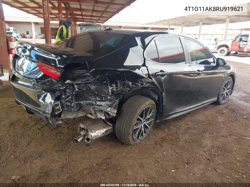 4T1G11AK8RU919621 2024 Toyota Camry Se