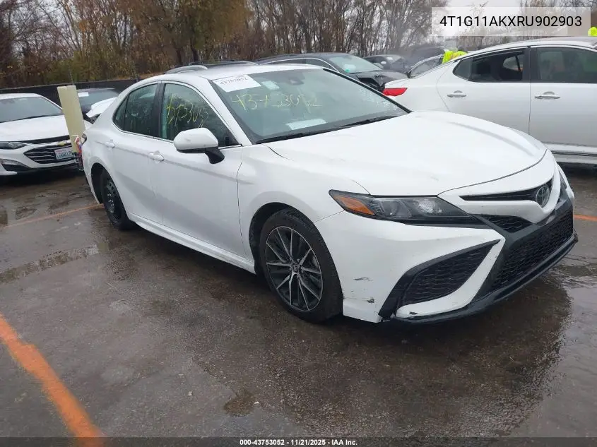 4T1G11AKXRU902903 2024 Toyota Camry Se