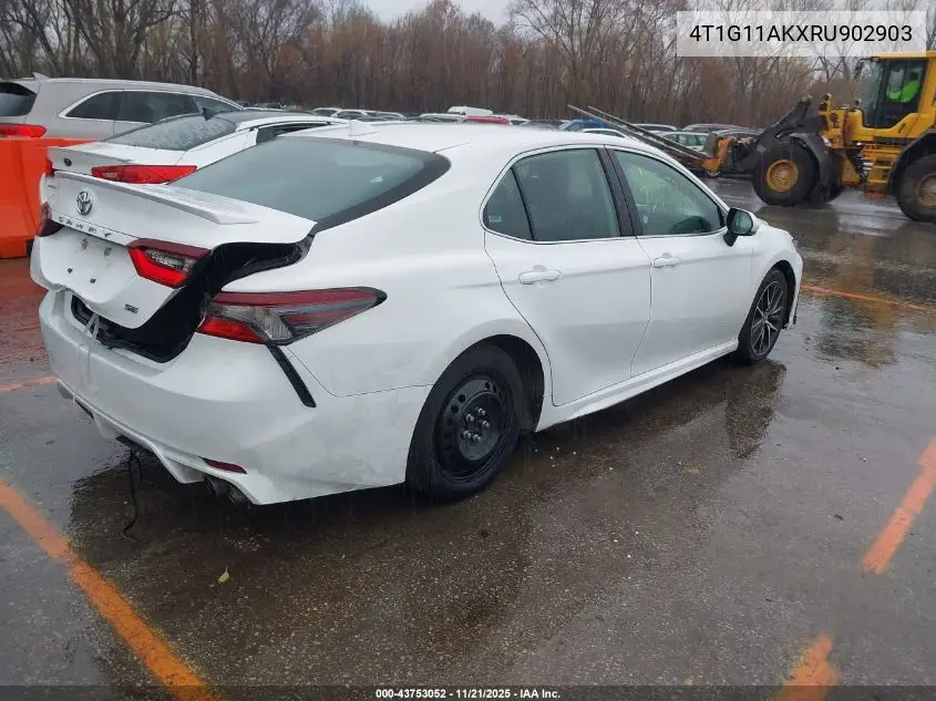 4T1G11AKXRU902903 2024 Toyota Camry Se