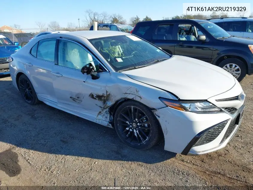 4T1K61AK2RU219329 2024 Toyota Camry Xse